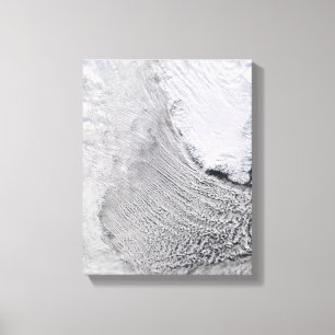Cloud Streets in the Labrador Sea Canvas Print