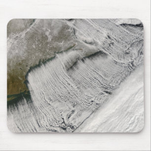 Cloud streets off New England and the Maritimes Mouse Mat