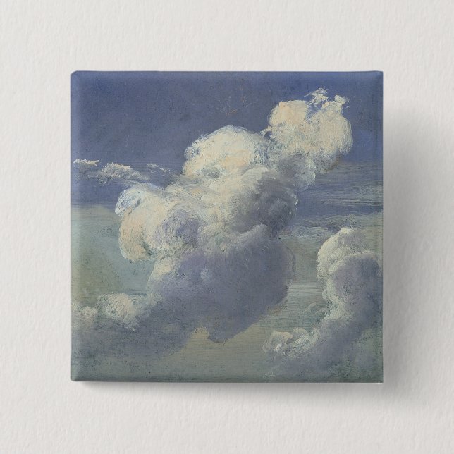 Cloud Study, 1832 15 Cm Square Badge (Front)