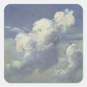 Cloud Study, 1832 Square Sticker