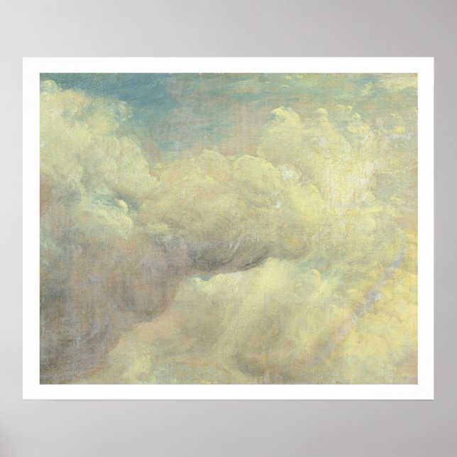Cloud Study, c.1821 (oil on canvas) Poster (Front)