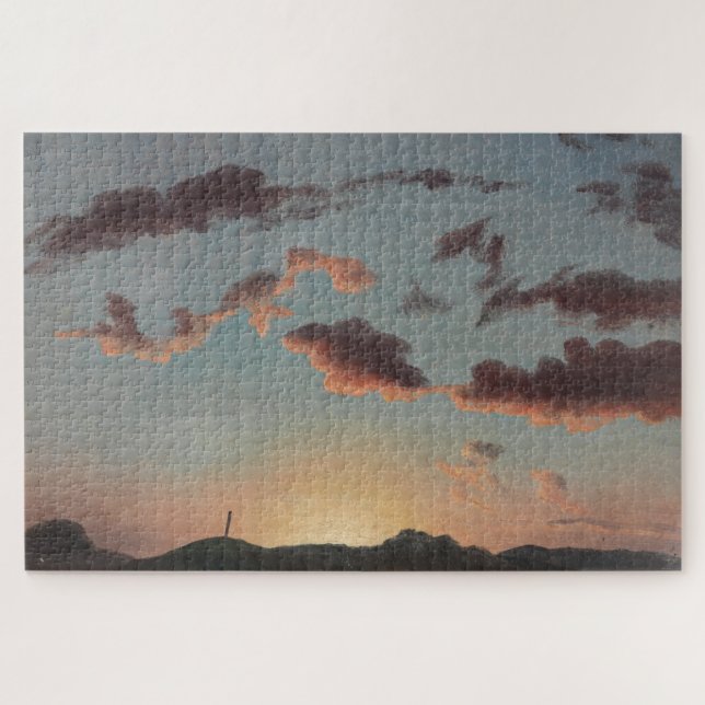 Cloud Study (Clouds in the Sky) (by Knud Baade) Jigsaw Puzzle (Horizontal)