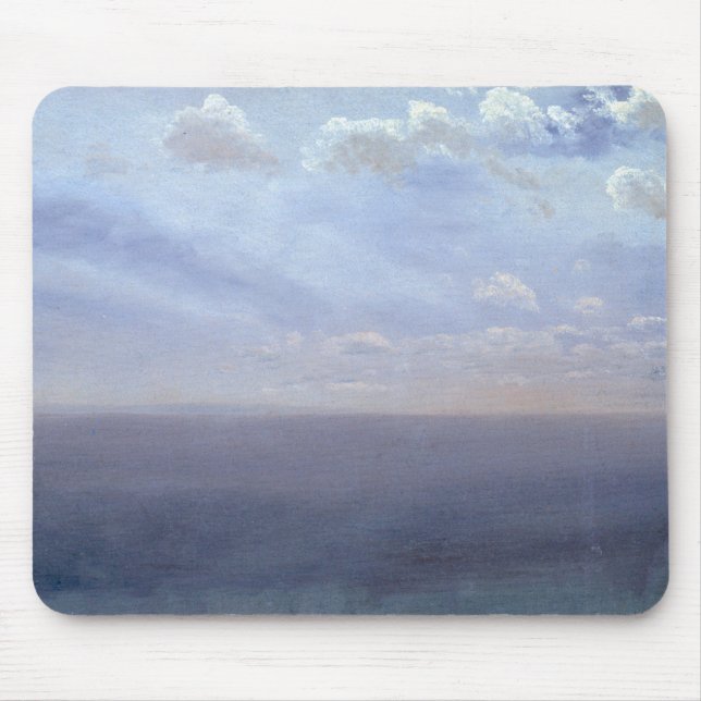 Cloud Study with Sea and Sky – Albert Bierstadt Mouse Mat (Front)
