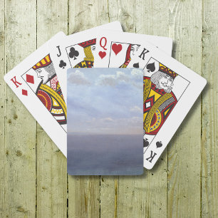 Cloud Study with Sea and Sky – Albert Bierstadt Playing Cards