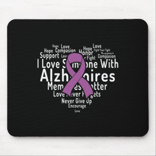 Cloud Support Alzheimerheimer Heimers Awareness Mouse Mat
