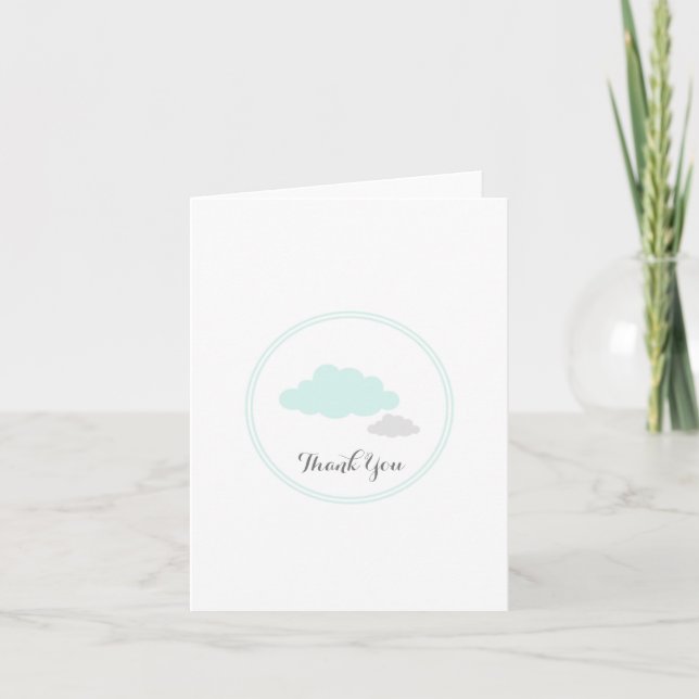 Cloud Thank You Card (Front)