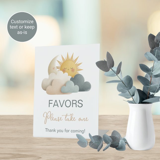 Cloud Theme Baby Shower Favour Table Sign (Creator Uploaded)