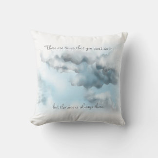 Cloud throw pillow