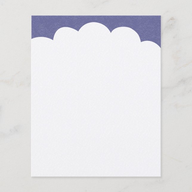 Cloud Tops - Purple Grey Flyer (Front)
