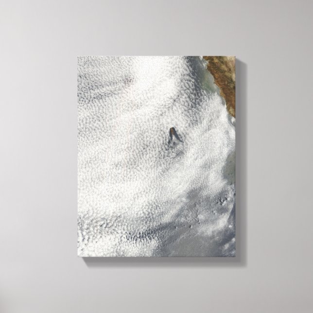 Cloud vortices and glory off Guadalupe Island Canvas Print (Front)