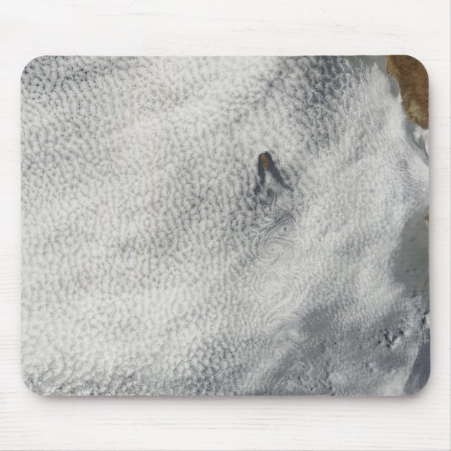 Cloud vortices and glory off Guadalupe Island Mouse Mat (Front)