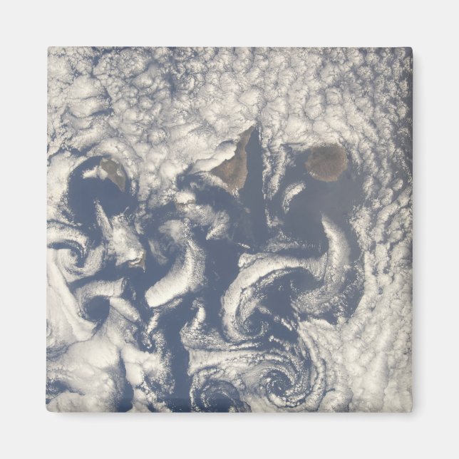 Cloud vortices in the area of the Canary Island Magnet (Front)