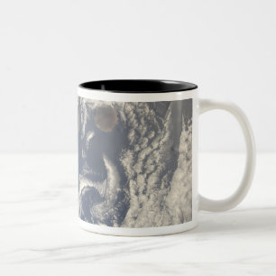 Cloud vortices in the area of the Canary Island Two-Tone Coffee Mug