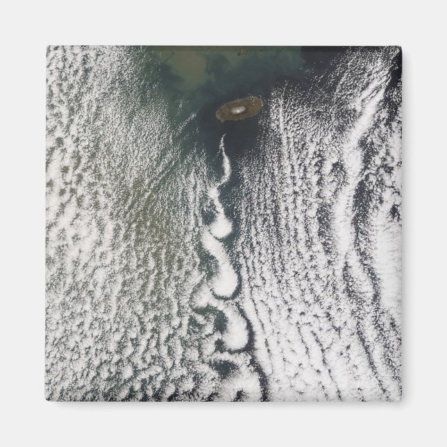 Cloud vortices off Cheju Do, South Korea Magnet (Front)