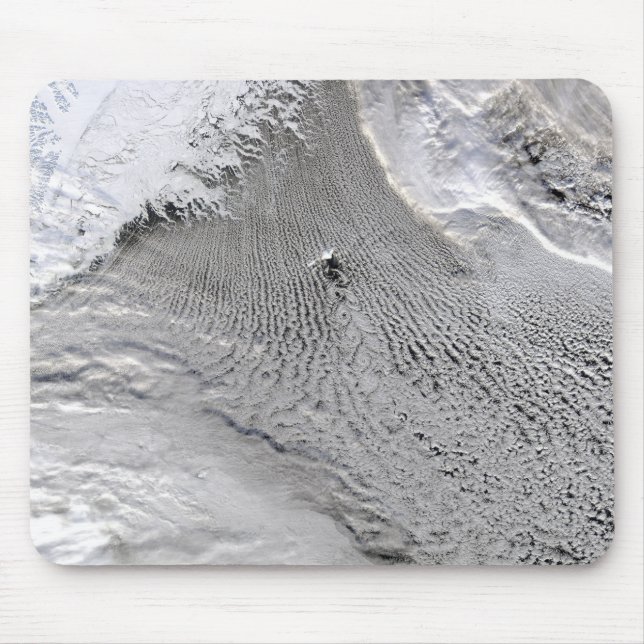 Cloud vortices off Jan Mayen Island Mouse Mat (Front)