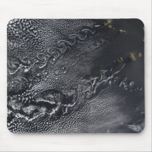 Cloud vortices over the Cape Verde islands Mouse Mat