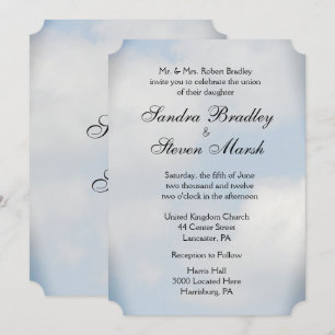 Cloud Wedding Invitations