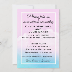 Cloud Wedding Invite