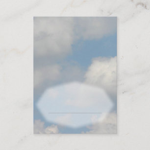 Cloud Wedding Place Card