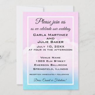Cloud Wedding Wedding Invite