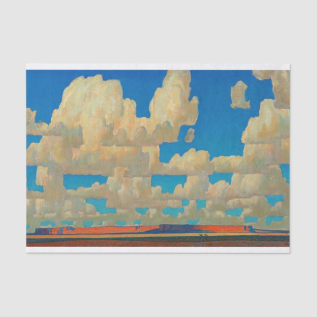Cloud World by Maynard Dixon Tissue Paper (Front)