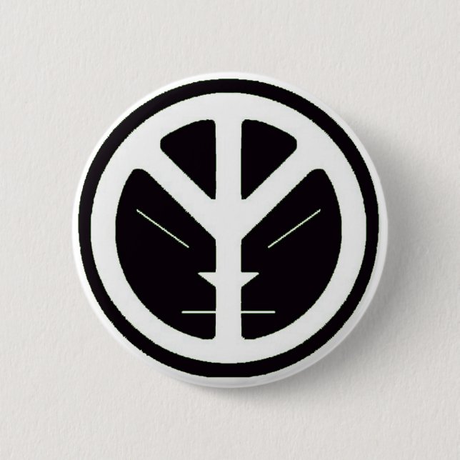 Cloud Xi PEACE Button (Front)