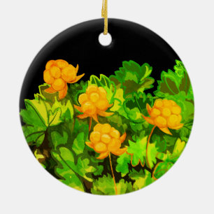 Cloudberries Ceramic Tree Decoration