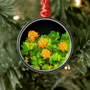 Cloudberries Metal Tree Decoration