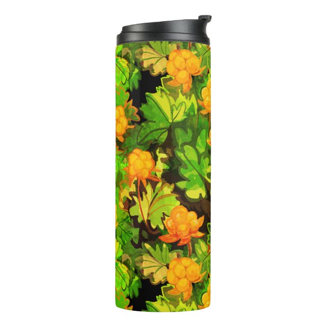 Cloudberries Thermal Tumbler (Rotated Left)