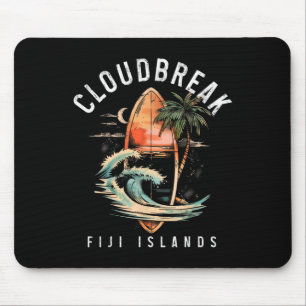 Cloudbreak Fiji Islands Surf Vintage Surfing Surfe Mouse Mat