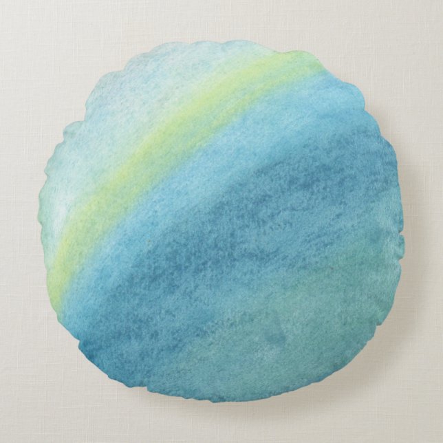 Cloudburst Round Cushion (Front)