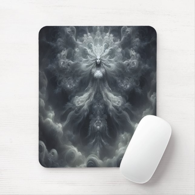 Clouded Apparition  Mouse Mat (With Mouse)