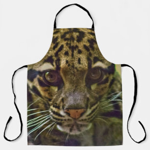 Clouded Leopard Apron