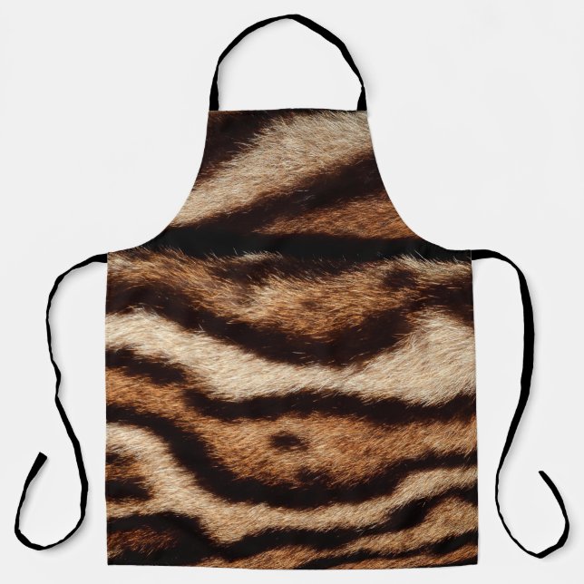 clouded leopard fur apron (Front)
