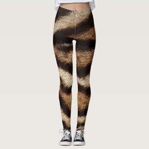 Clouded leopard fur, exotic pattern. leggings