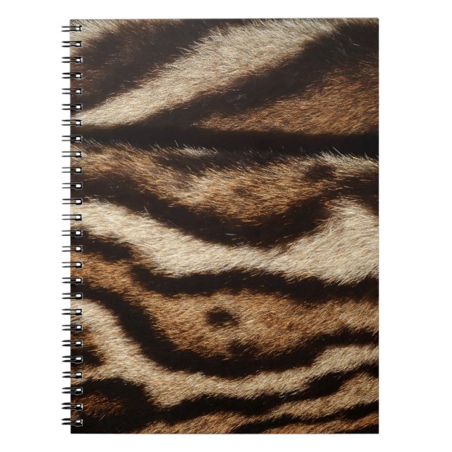 Clouded leopard fur, exotic pattern. notebook (Front)