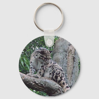 Clouded Leopard Key Ring
