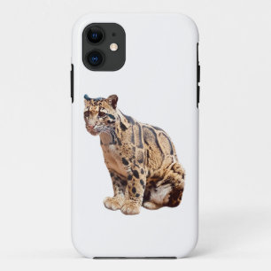 clouded leopard photograph jungle big cat animal iPhone 11 case