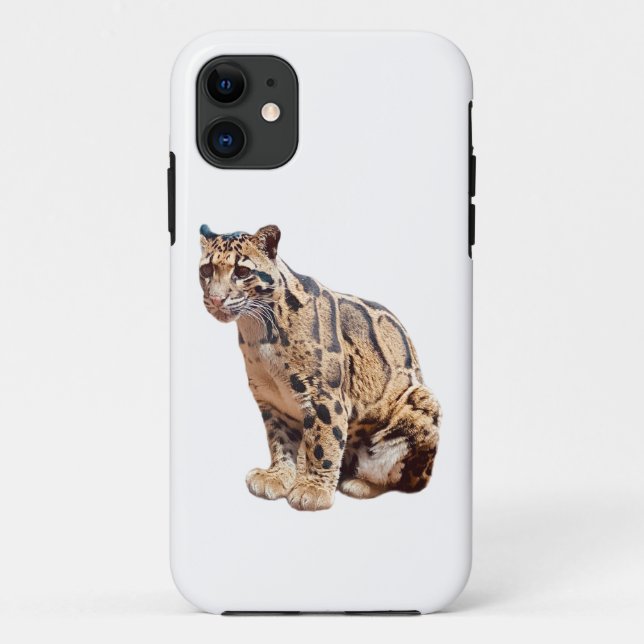 clouded leopard photograph jungle big cat animal   Case-Mate iPhone case (Back)