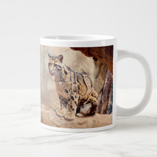 clouded leopard picture nature wildlife exotic large coffee mug