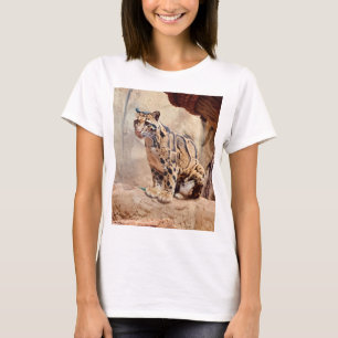 clouded leopard picture nature wildlife exotic T-Shirt