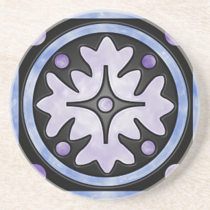 Clouded Stained Glass Coaster