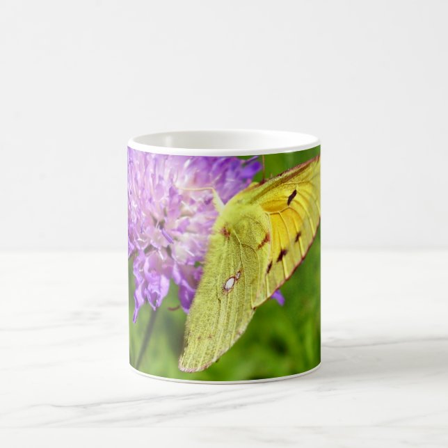 Clouded Yellow Butterfly Bug Mug (Center)