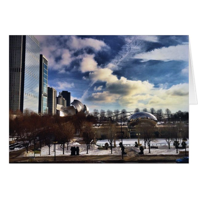 Cloudgate at Millennium Park Chicago (Front Horizontal)