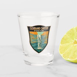 Cloudland Canyon State Park Georgia Vintage  Shot Glass