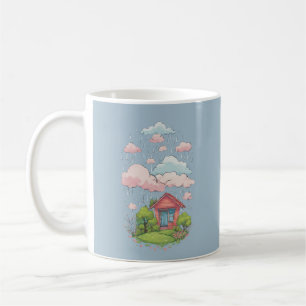 Clouds 15 vivid, sky,rainbo colours, glowing cloud coffee mug