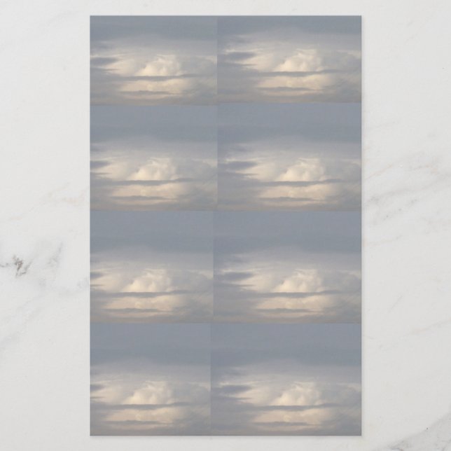 Clouds 1 Stationery (Front)