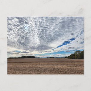 Clouds Across the Plain Postcard