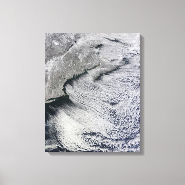 Clouds across the skies of the North Atlantic Canvas Print (Front)