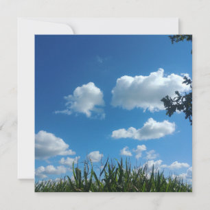 Clouds And Blue Sky Card